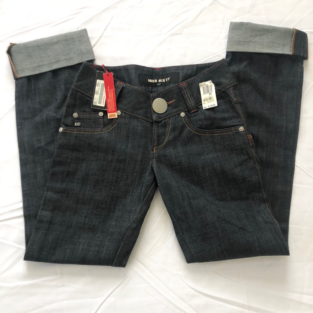 MISS SIXTY DESIGNER WOMEN JEANS NWT $149 ITALY.
